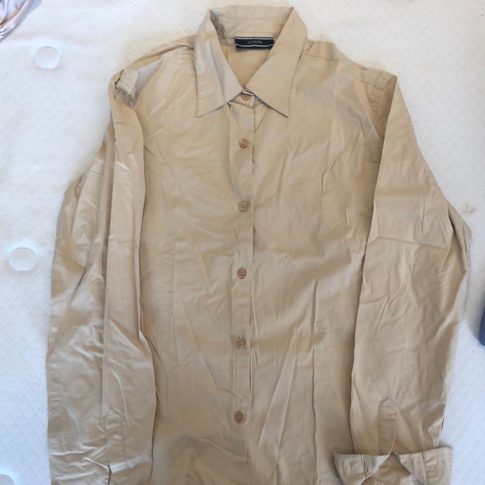 Joseph Tan Button Down Blouse - image 3